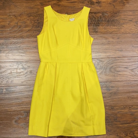 Yellow J Crew dress - Picture 2 of 3